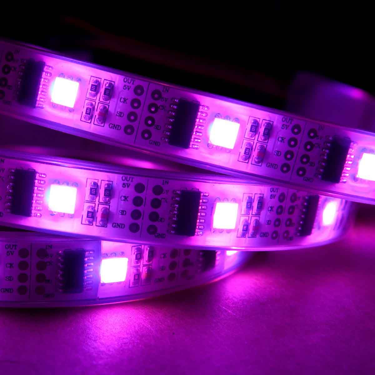12V WS2801 RGB LED strips
